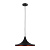 MDM-2360/1 Lustra PEDRO melna/vara 1x60W E27 Italux