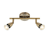 60999 spoti Amalfi 2lt misiņš 2 x 50W GU10 Saxby