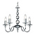 2013-5CH 5 Pсkstone Люстра хром 5x60W E14 D44 LIGHTING BRANDS