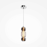 MOD273PL-L16CH3K griestu gaism. Drop hroms LED 16W 3000K 2000lm Maytoni
