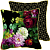 SKT 906507 spilvens Vintage Big Rose melns IHR