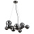 PND-406007-11A-BL griestu lampa Canello melna 11xmax5W G9 Italux