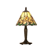 64196 galda lampa Jamelia Tiffany stikls 1x40W E14 Interiors 1900