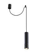 P025PL-01B RU gaismeklis Kinzo melns 1x40W GU10 Maytoni