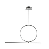 SO.ACROBAT.50/SILVER griestu lampa Acrobat sudraba LED 2100lm 3000/4000K Ondaluce