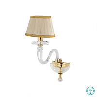 LP.Bach/1CP-ORO sienas lampa ar kupolu Bach zelta 1x40W E14 Ondaluce