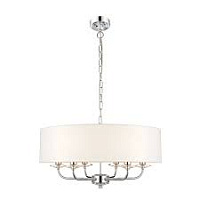 60179 Nixon Люстра никель 6x40W E14 D550  LIGHTING BRANDS