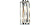 91820 (39629) Shimmer Crystal Sienas lampa hroms/stikls 2x28W G9 IP44 LIGHTING BRANDS