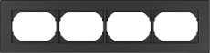 R04 XP-500 Rāmis antracīts 4v
