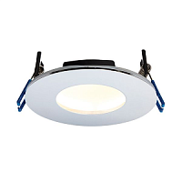 69882 iebūvējams gaismeklis ORBITALPLUS hroms LED 460lm 3000K IP65 Saxby