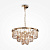 MOD085PL-07G griestu lampa Revero misiņš/dzintara kr.kristāls 7x40W E14 Maytoni