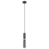 PND-14290-1-GR Lustra Isidora melns/hroms LED 1xGU10  Italux
