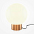 MOD321TL-01G3 galda  lampa Basic Form zelta/balts kupols 1x40W E14 Maytoni