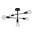 79502 lustra Studio melna 5 x 40W E27 Endon