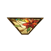 64231 sienas lampa Lelani Tiffany stikls 1x40W E14 Interiors 1900