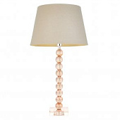 100360 Galda lampa ADELIE&CICI hroms/ivory kupols 60W E14 H:59cm Endon