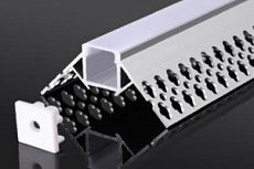 Alumīnija profils/caursp.difuzors z/a 3m 53x24x15mm Bon