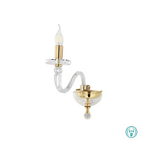 AP.Bach/1SP-ORO sienas lampa bez kupola Bach zelta 1x40W E14 Ondaluce