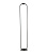 PT.ALFA/NERO stāvlampa Alfa melna LED 2000lm 3000K Ondaluce