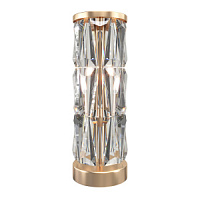 MOD043TL-02G galda lampa Punter zelts/stikls 2x60W E14 Maytoni