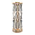 MOD043TL-02G galda lampa Punter zelts/stikls 2x60W E14 Maytoni
