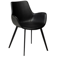 100690885 krēsls Hype melna eko āda Dan-Form