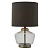 79843 galda lampa Zen stikls/pelēks kupols 40W E27 Endon