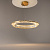 P097PL-L36BS3K1 Griestu gaismeklis zelts LED 36W D620mm 2340lm 3000K Maytoni