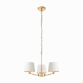 67735 griestu lampa Harvey zelts/balti kupoli 3x40W E14 Endon