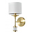 W01845BR-WH SUTTON sienas gaismeklis zelta  1xE14 40W Cosmo Light
