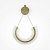 P091WL-L18G3K sienas lampa Maya zelta 10W 3000K 350lm Maytoni