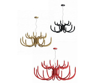 01-3230 Lustra LUXOR  melna/zelta 54W Dimmable 6396lm CRI93 SMD LED 2835 144 pcs x 0,37W TRIAC Redo