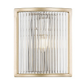 W0528-01A-V6AC Sergio sienas gaism. mat.zelts/kristāla  1x40W E14 H240mm W200mm ZUMA