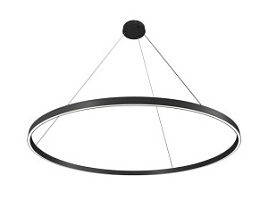 MOD058PL-L65B3K griestu lampa Rim melna LED D1200mm 2800lm 3000K Maytoni