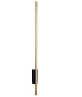 0645 Ebora sienas gaismeklis zelts/melns 12W LED 1800lm H900  AMPLEX