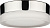 9492 Tugela plafons hroms/balts matēts stikls 1x40W G9 W14.5cm H6cm IP20