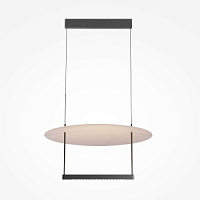 MOD280PL-L30B3K1  griestu gaismeklis Ambience melna LED 30W 3000K 1400lm D600mm Maytoni