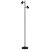 57918S Stāvlampa JAMES melna 2xGU10 H158 GLOBO