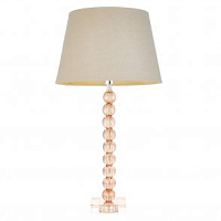 100360 Galda lampa ADELIE&CICI hroms/ivory kupols 60W E14 H:59cm Endon