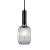 PND-5588-1M-BK+CL Griestu lampa Antiola melna/caursp.stikls 1x40W E27 Italux