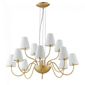 I-CANTO/12 Griestu gaismeklis zelts/opal 12xG9 28W D83 Fan