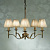 63627 Stanford Люстра бронза 5x40W E14 D640 LIGHTING BRANDS
