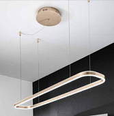 SO.MINUS/ORO Griestu gaismeklis mat.zelts 60W 2600-5800lm DIMM 3000K L1200mm/230mm ONDALUCE