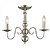 6594-3X Griestu lampa Marion hroms 3x40W E14 D45 Italux
