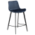 200490720 bāra krēsls Hype zils velvets/melnas kājas H:91cm Dan-Form