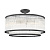 C0528-06H-P7AC Sergio Plafons melns/kristāls 6x60W E14 D505mm ZUMA