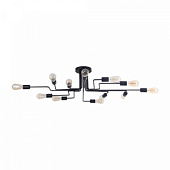 T532CL-12B Gilbert lustra melna 12x60W E27 D1230 IP20 Maytoni