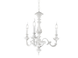 LP.AGATA/3BN lustra Agata balta 3x40W E14 Ondaluce