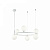 MOD013PL-06W Lustra Ring balta 6x25W G9 Maytoni