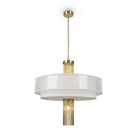MOD151PL-05G griestu lampa Impressive zelta/balts kupols 5x40W E14 Maytoni